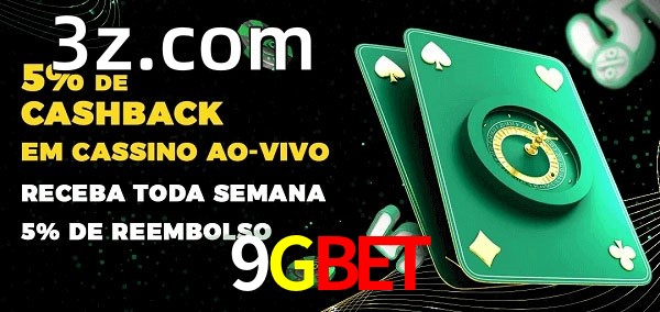 Promoções do cassino ao Vivo 9GBET